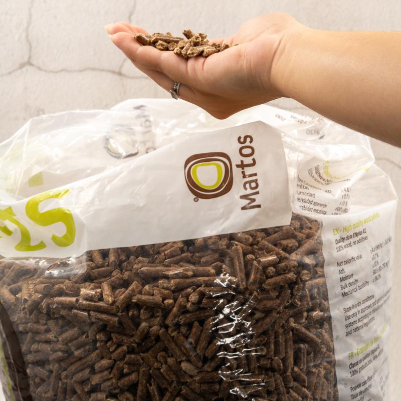 Pellets Martos ENplus A1 – Palete 70 Sacos de 15 kg (1.050 kg)