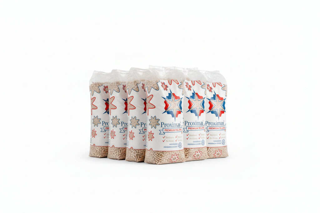 Pellets de Madeira Proxima Star – Palete de Pellets para Aquecimento