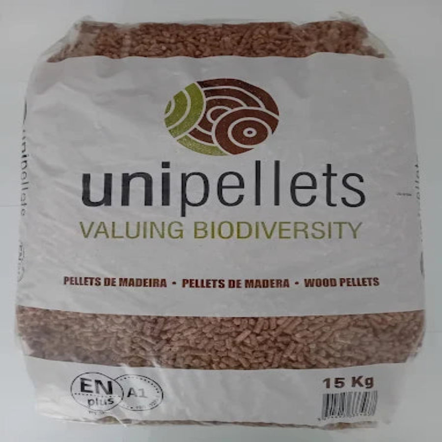 UNipellets ENplus A1 15 kg – Palete com 65 Sacos | 975 kg
