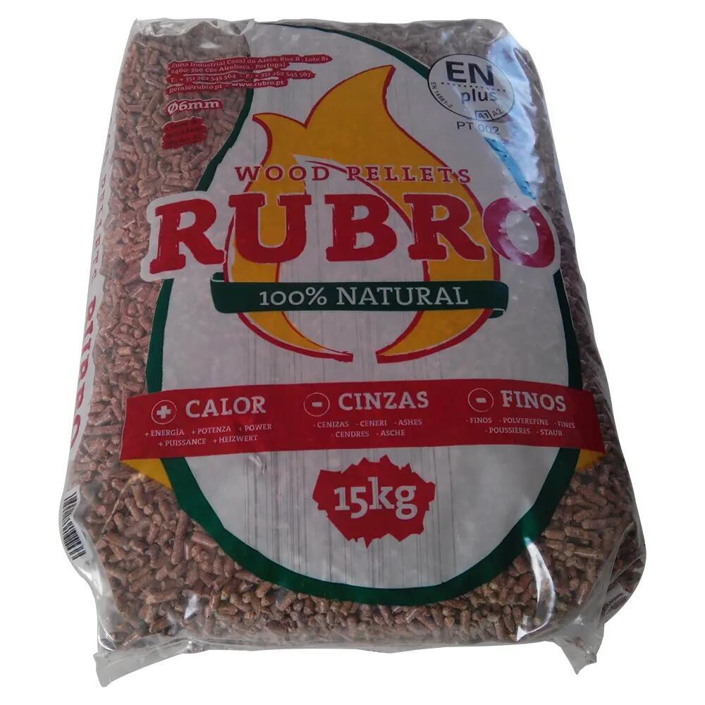 Pellets Rubro ENplus A1 – Palete de 65 sacos de 15 kg (975 kg)